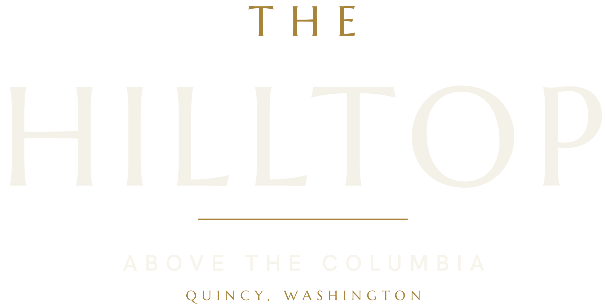 The Hilltop logo - Above the Columbia, Quincy, Washington