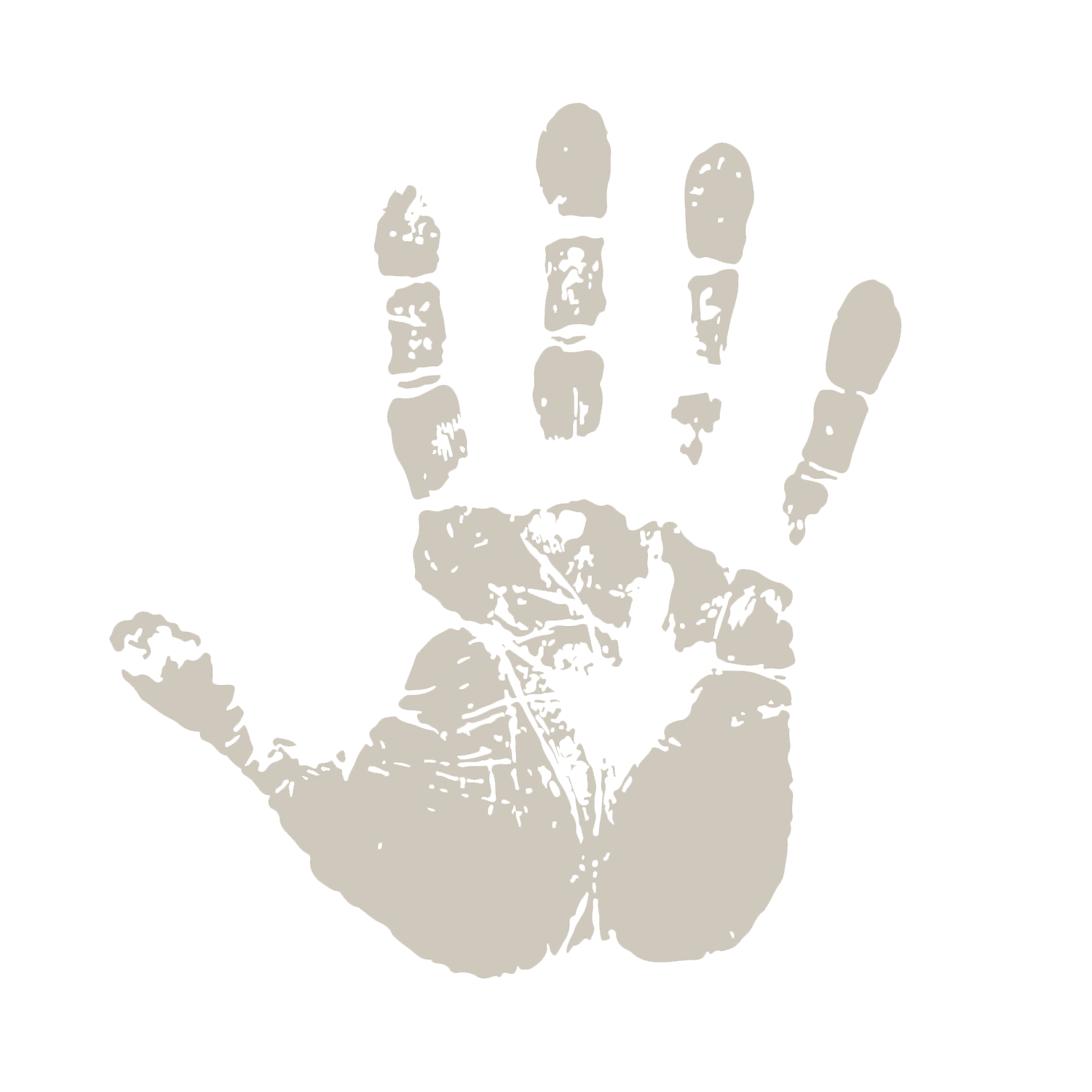 Human Experience icon - open handprint
